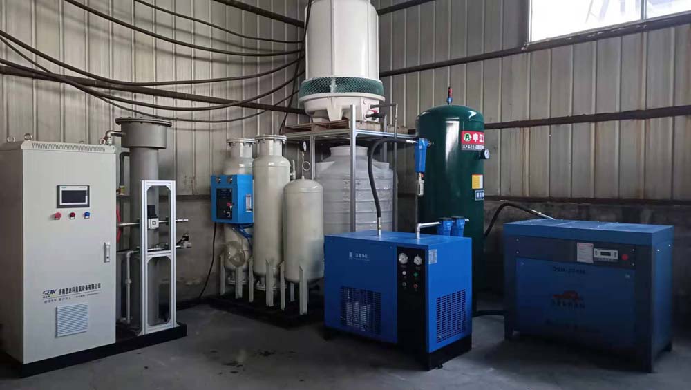 山東化工集團1kg臭氧發(fā)生器安裝調試完成(圖1)